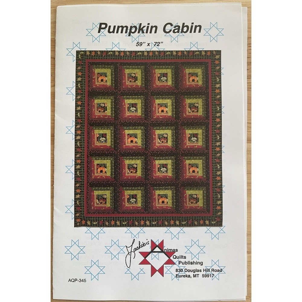 PUMPKIN CABIN Quilt Pattern‎ by Jackie Robinson